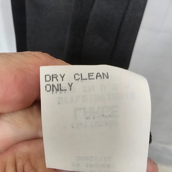 Vintage A.B.S. Maxi Dress Sleeveless Goth Shift Grunge Minimalist L - Picture 8 of 9